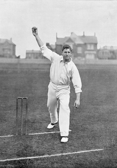 Sammy Woods, da Famous Cricketers and Cricket Grounds, pubblicato da Hudson e Kearns, 1895 da English Photographer